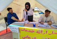 بسیج جامعه پزشکی کرمانشاه خدمات‌رسان بیش از ۳۰ هزار زائر در مرز خسروی بود