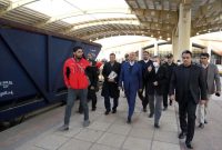 استاندار کرمانشاه از ایستگاه راه آهن بازدید کرد
