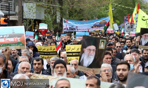 برگزاری راهپیمایی روز جهانی قدس در ۵۰ نقطه کرمانشاه