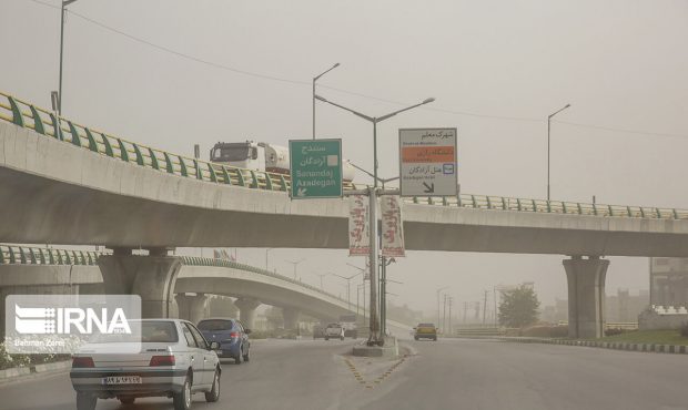 هواشناسی کرمانشاه نسبت به ورود توده گردوخاک هشدار زرد صادر کرد