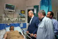 استاندار کرمانشاه از مجروحان حملات رژیم صهیونیستی عیادت کرد