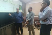 بازدید سرزده معاون سیاسی استاندار کرمانشاه از قسمت دیسپاچینگ شرکت توزیع برق استان