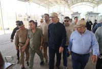  بازدید میدانی استاندار کرمانشاه از مرز منذریه عراق