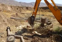 ۶ حلقه چاه غیرمجاز در شهر گودین مسدود شد