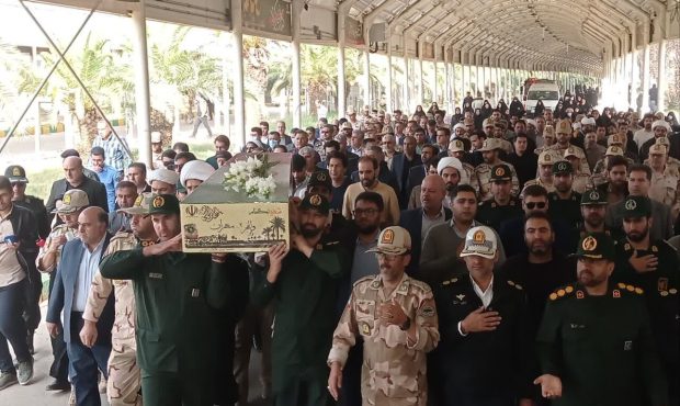 پایانه مرزی خسروی آرامگاه ابدی یک شهید گمنام شد