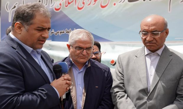 آغاز عملیات اجرایی فاز نخست علاج‌بخشی خط انتقال آب سد آزادی به دشت حر با حضور مسئولان استانی