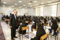 بازدید استاندار کرمانشاه از وضعیت برگزاری کنکور سراسری