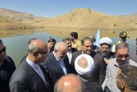 سد آناهیتا با حضور وزیر نیرو آبگیری شد
